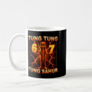 Taza De Café Tung Tung Tung Sahur Six Seven 67 Meme Para Niño