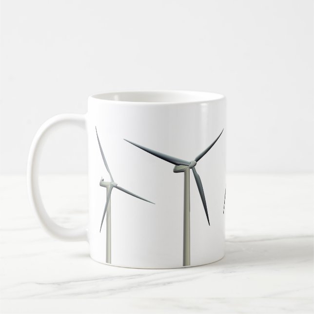 Taza De Café Turbinas eólicas (Izquierda)