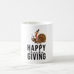 Taza De Café Turco Día de Acción de Gracias Café Mug - Caída fe