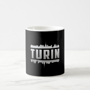Taza De Café Turín Italia City Skyline Cityscape Funny Gift