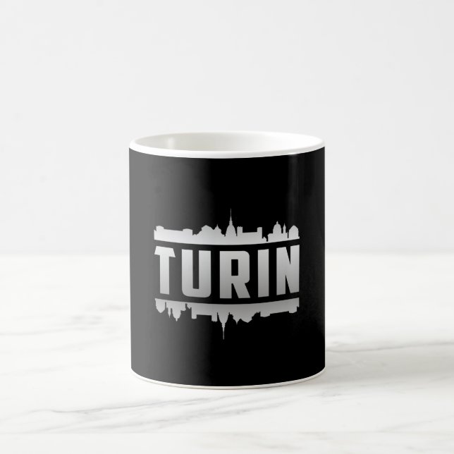 Taza De Café Turín Italia City Skyline Cityscape Funny Gift (Centro)