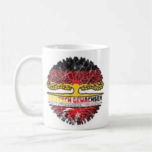 Taza De Café Türkei Türkisch Deutsch Deutschland Baum Wurzel