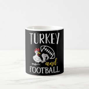 Taza De Café Turkey Football Thanksgiving Family Football Fan