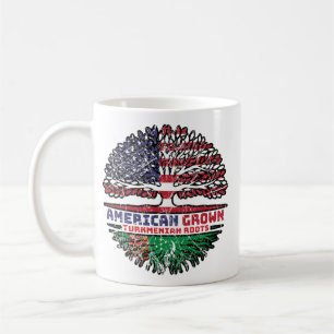 Taza De Café Turkmenistán: Roots de árboles norteamericanos tur