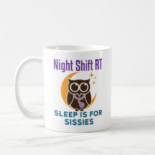 Taza De Café Turno de noche RT Dormir es para los sissies