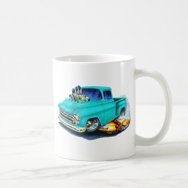 Taza De Café Turquesa 1957 de la recogida de Chevy (Derecha)