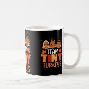 Taza De Café Turquia de enfermería de pavos pequeños en equipo 
