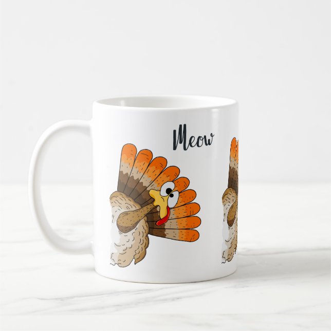 Taza De Café Turquía Meow Mug (Izquierda)