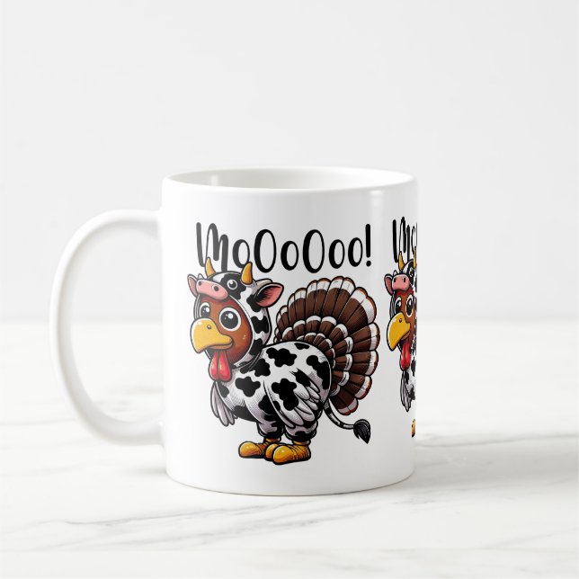 Taza De Café Turquía Moo Mug (Izquierda)