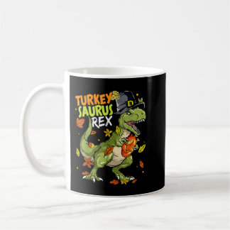 Taza De Café Turquía Saurus Rex Funny Dinosaur T Rex Thanksgivi