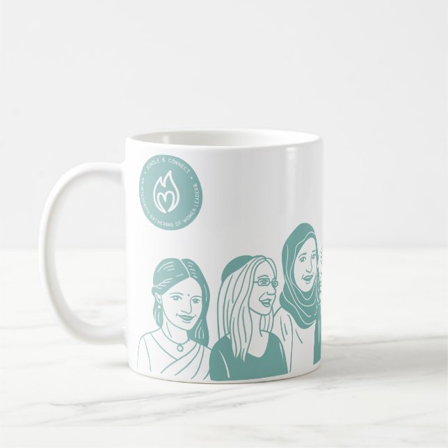 Taza De Café Turquoise 11oz Mug (Izquierda)