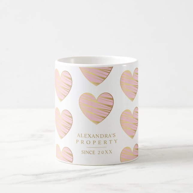 Taza De Café Turquoise Heart Best Friends Todas las ocasiones (Centro)