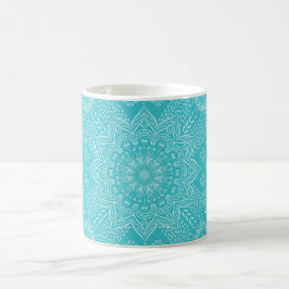 Taza De Café Turquoise Mandala Mugs
