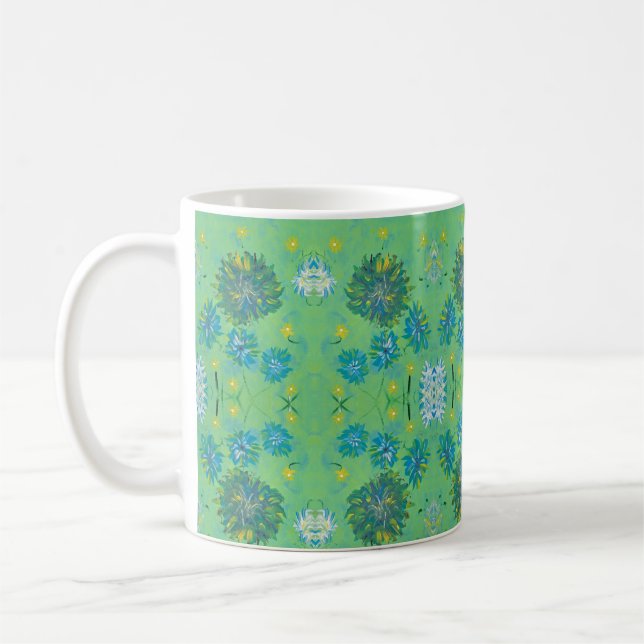 Taza De Café Turquoise Twinkles Coffee Mug (Izquierda)
