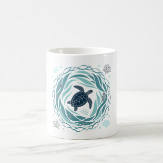 Taza De Café Turtle And Sea
