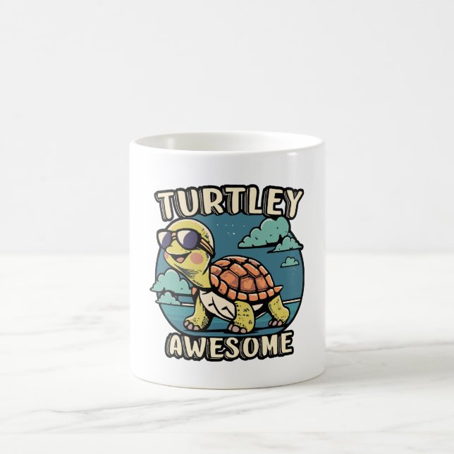 Taza De Café Turtley Awesome (Centro)
