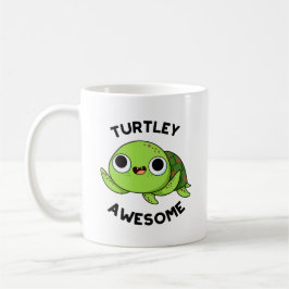 Taza De Café Turtley Awesome Funny Turno Pun