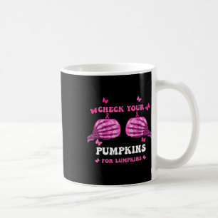 Taza De Café Tus calabazas Concienciación sobre el Cáncer de Ma