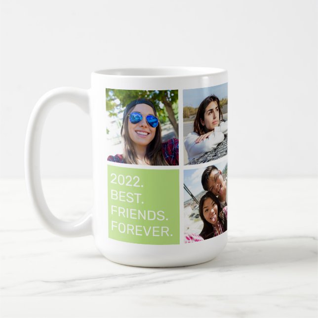 Taza De Café TUS FOTOS Personalizados Mugs de texto (Izquierda)