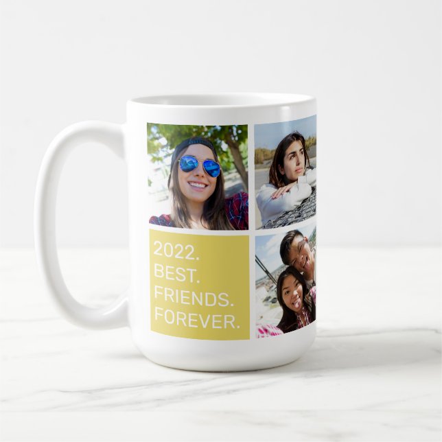 Taza De Café TUS FOTOS Personalizados Mugs de texto (Izquierda)