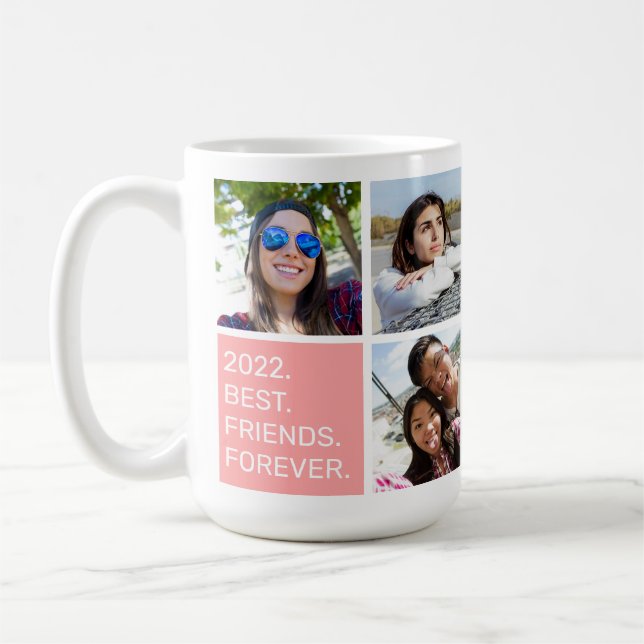 Taza De Café TUS FOTOS Personalizados Mugs de texto (Izquierda)