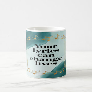 Taza De Café Tus Letras Pueden Cambiar Vidas