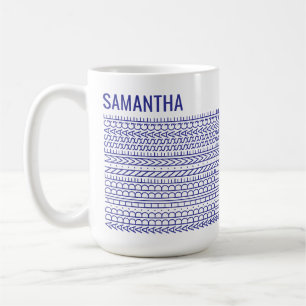 Taza De Café Tus Propias Palabras y Nombre Mensaje Oculto Perso