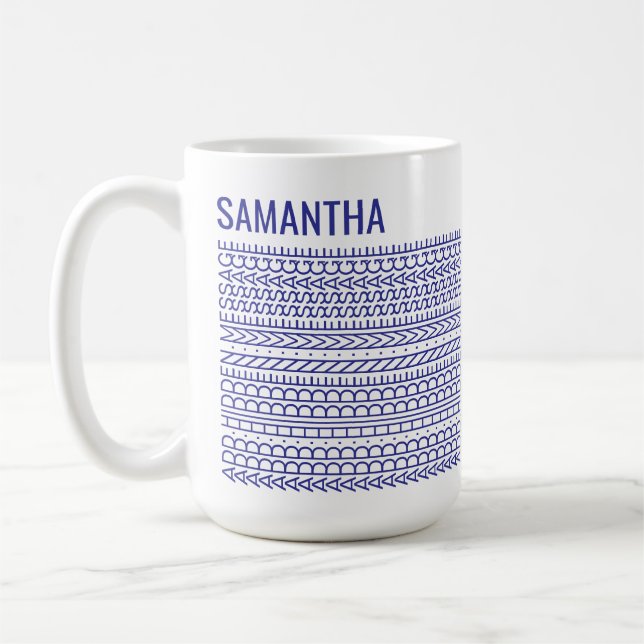 Taza De Café Tus Propias Palabras y Nombre Mensaje Oculto Perso (Izquierda)