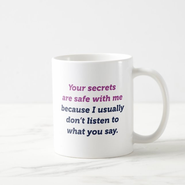 Taza De Café Tus Secretos (Derecha)
