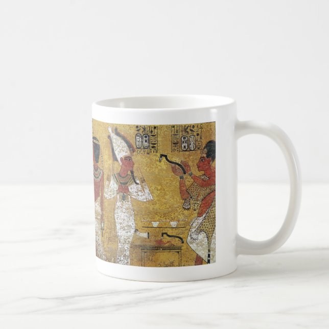 Taza De Café Tutankhamun's tomb mural (Derecha)