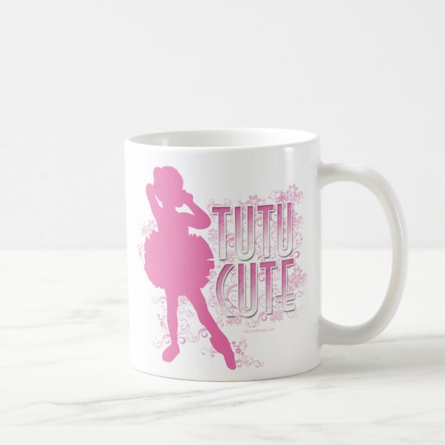 Taza De Café Tutu Cute (Rosa) Café Mug (Derecha)