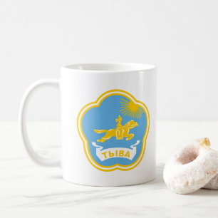 Taza De Café Tuvan Escudo e Instruments mug