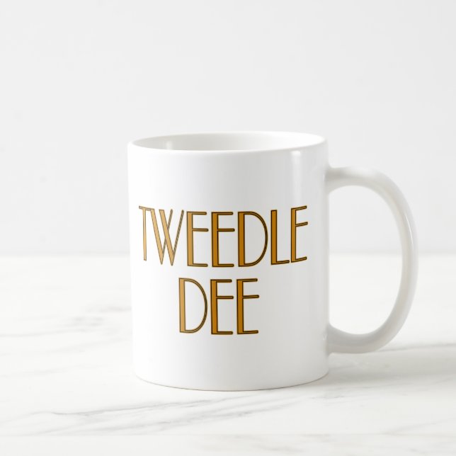 Taza De Café Tweedle Dee (Derecha)