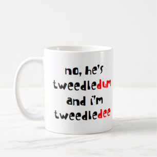 Taza De Café tweedledee y tweedledum