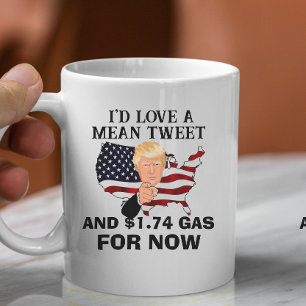 Taza De Café Tweet promedio triunfo, divertido política republi