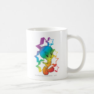 Taza De Café TWEETY™ Estrellas del Arcoíris