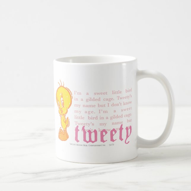 Taza De Café TWEETY™ "Soy un pajarito dulce" (Derecha)