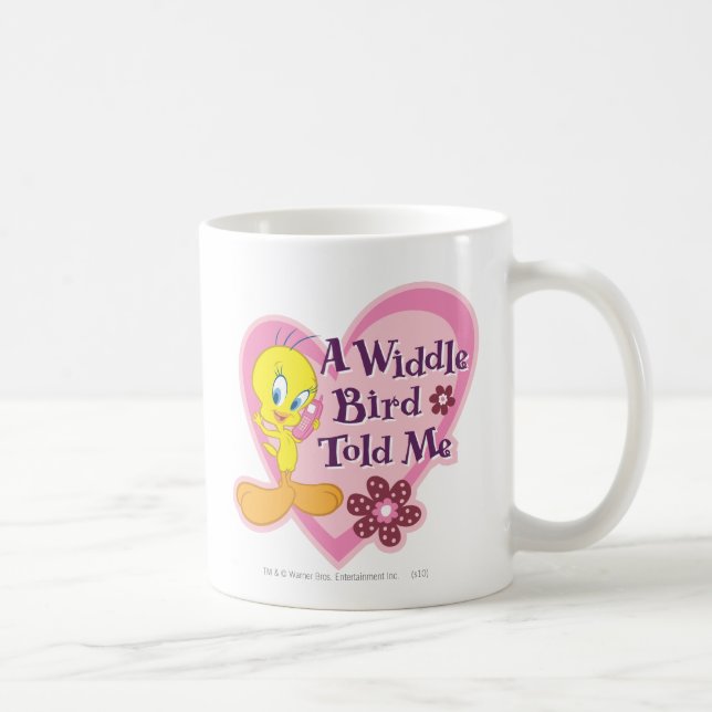Taza De Café TWEETY™ "Un pájaro vientre me lo dijo" (Derecha)