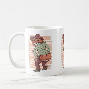 Taza De Café twerk de calabaza de espantapájaros de halloween d
