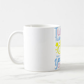 Taza De Café Twinkle de revelación de género
