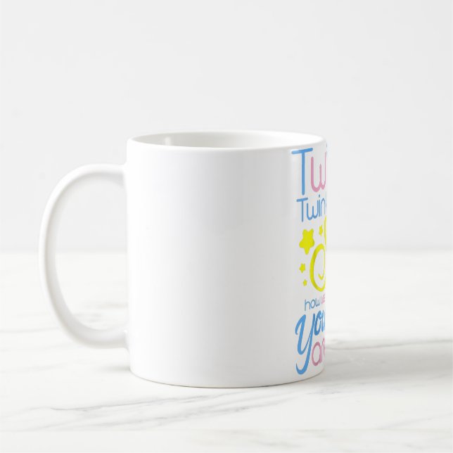 Taza De Café Twinkle de revelación de género (Izquierda)