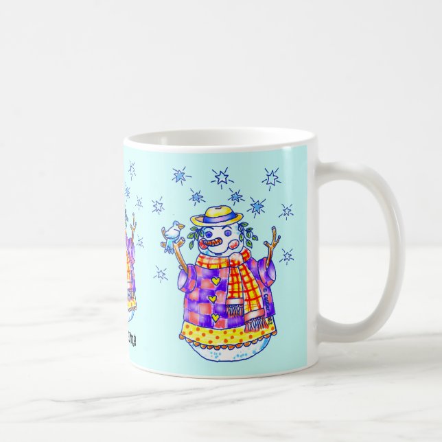 Taza De Café Twinkle Snowman mugs (Derecha)