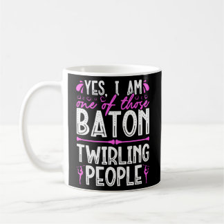 Taza De Café Twirling People Twirler Majorette Dance Gymn