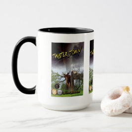 Taza de café Twister Town de 15oz