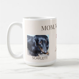 Taza De Café Two Fur Babies, One Amazing Mom 2 photos