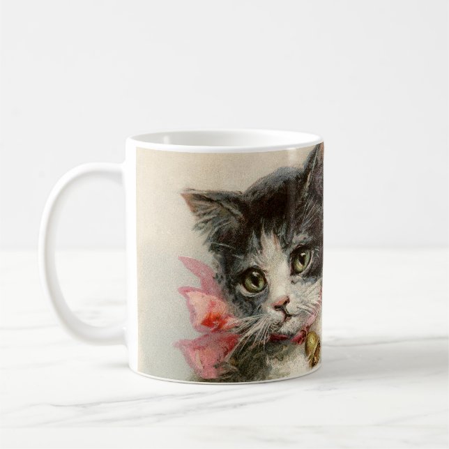 Taza De Café Two lovely Victorian kittens. (Izquierda)