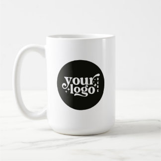 Taza De Café Two-Sided Custom Business Logo Branded