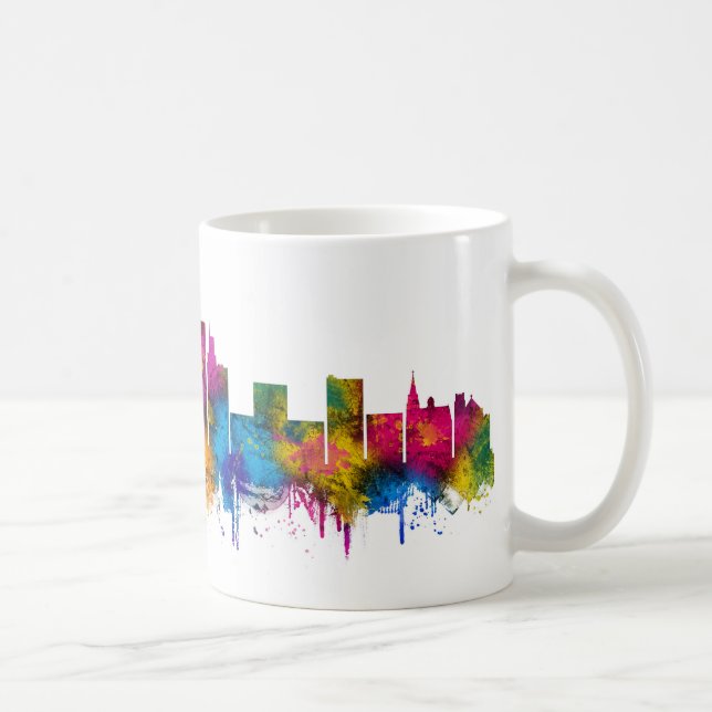Taza De Café Tyler Texas Skyline (Derecha)
