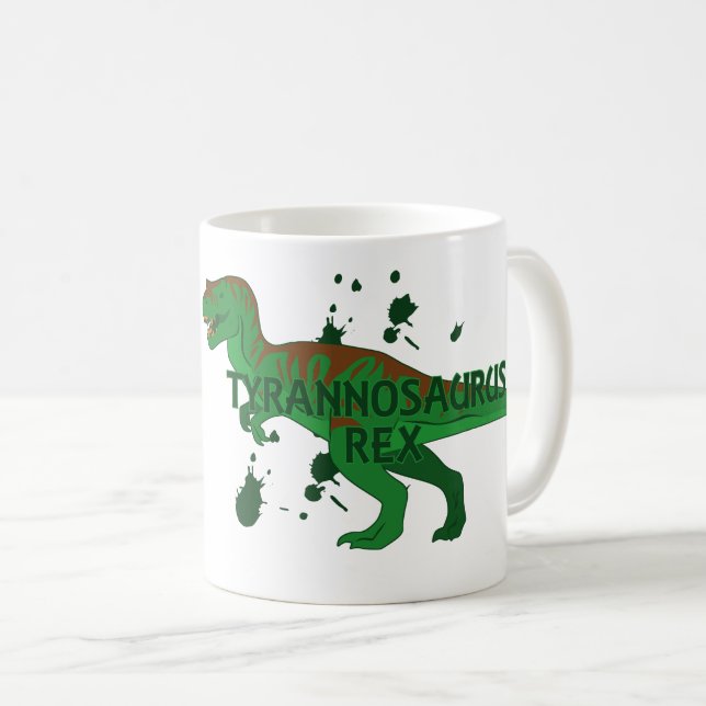 Taza De Café Tyrannosauro (Anverso derecho)
