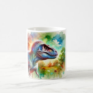 Taza De Café Tyrannotitan in Watercolors 220824AREF147 - Waterc